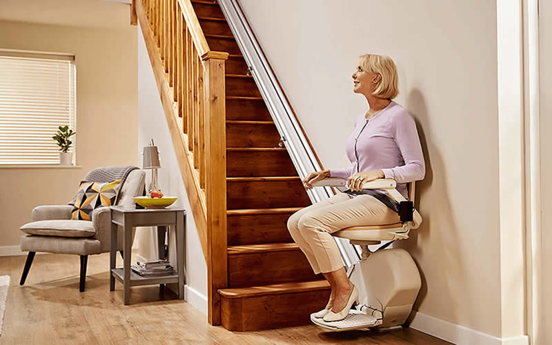Stairlifts Leicester for sale and rent, straight or curved available.