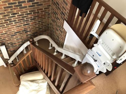Curved stairlifts to hire