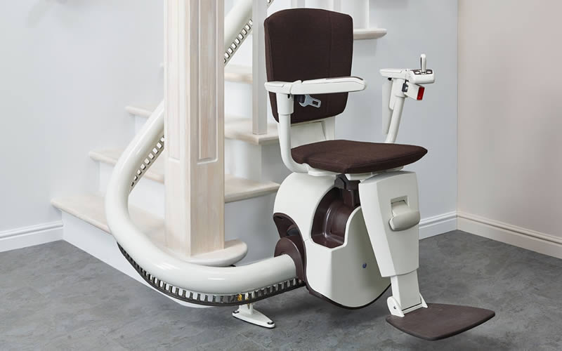 Brand new curved stairlifts