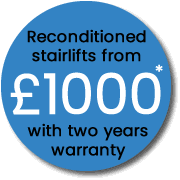 Many as new stairlifts for straight stairs, fully fitted from £1000